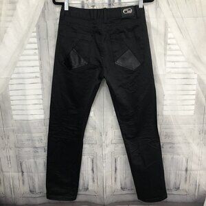 Kaalu Euro Mens Size 30x30 Black Straight Leg Pants Biker Grunge Motorcycle